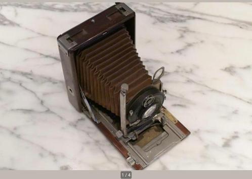 Balgcamera Ibsor D.R.P. tropen, Verzamelen, Foto-apparatuur en Filmapparatuur, Fototoestel, Voor 1940, Ophalen of Verzenden