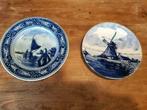 2 assiettes bleues de Delft, Antiquités & Art, Enlèvement ou Envoi