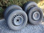 Set van 4 winterwielen Audi A1 Bridgestone banden 185/60 R15, Auto-onderdelen, Banden en Velgen, Ophalen, Gebruikt, 15 inch, Band(en)