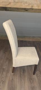 8 beige gestoffeerde eetkamerstoelen, Huis en Inrichting, Stoelen, Ophalen
