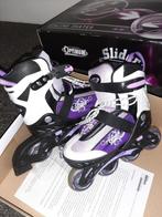 Inline skates verstelbaar 33-36, Rollers 4 roues en ligne, Réglable, Comme neuf, Enlèvement