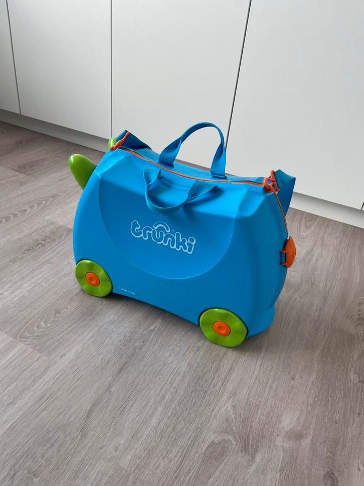 Trunki - Reiskoffer Handbagage, Bijoux, Sacs & Beauté, Valises, Comme neuf, Plastique dur, Moins de 50 cm, Moins de 35 cm, Clé