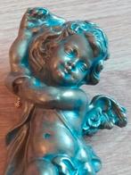 Vergulde putto/engel, Verzamelen, Beelden en Beeldjes, Ophalen of Verzenden