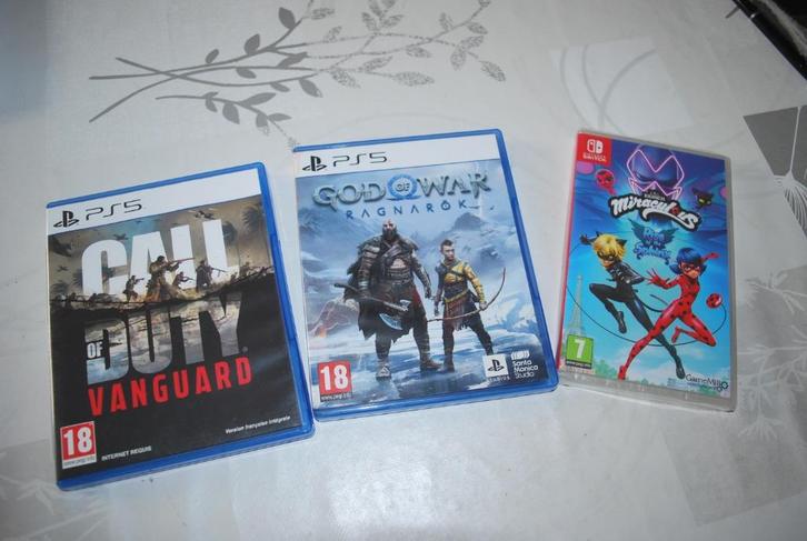 2 games voor P.S 5 en 1 game voor SWITCH, Games en Spelcomputers, Games | Sony PlayStation 5, Nieuw, Ophalen of Verzenden