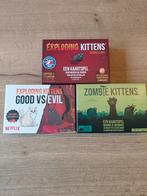 BUNDEL Exploding Kittens te koop, Vijf spelers of meer, Ophalen, Zo goed als nieuw, Exploding Kittens