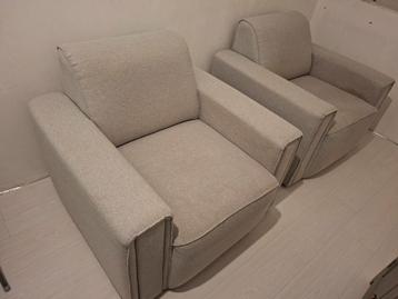 2 x eenzit zetel fauteuil MAG SNEL WEG beschikbaar voor biedingen