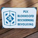 Deurpostje Plaatsvervangend Blokhoofd Bescherming Bevolking., Verzamelen, Ophalen of Verzenden, Gebruikt, Reclamebord