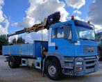 MAN TGA 19.360 kipper en kraan  (18), Auto's, MAN, Bedrijf, Te koop, Euro 3