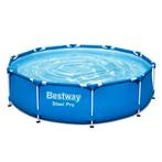 Zwembad Bestway Steel Pro  rond 305 x 76 cm., Ophalen, Minder dan 80 cm, Rond, Zo goed als nieuw