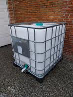 IBC Container 1000 L, Tuin en Terras, Regentonnen, Ophalen, Zo goed als nieuw, Met kraantje