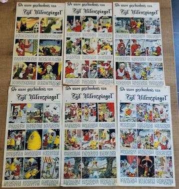 11 oude stripknipsels: Tijl Uilenspiegel (1952) beschikbaar voor biedingen