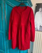 rode mantel zara maat m, Kleding | Dames, Maat 38/40 (M), Verzenden, Zara, Zo goed als nieuw