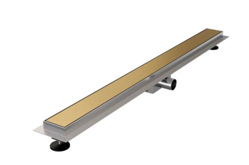 Brauer inbouw douchegoot 90cm - Goud, Doe-het-zelf en Bouw, Sanitair, Gebruikt, Douche, Ophalen
