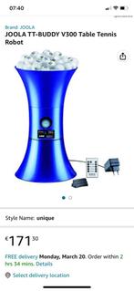 Tafeltennis robot & opvangnet, Ophalen of Verzenden, Zo goed als nieuw, Tafel Indoor