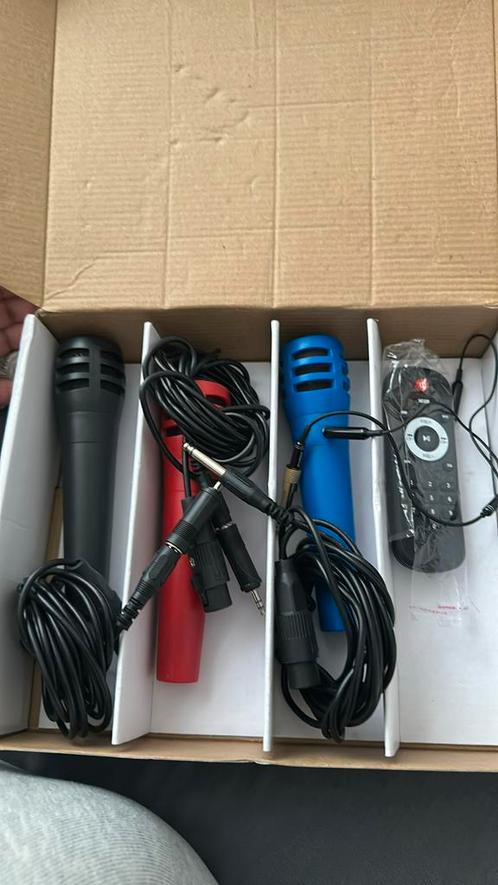 Microphone synaliques de couleurs, Muziek en Instrumenten, Microfoons, Zo goed als nieuw, Zangmicrofoon, Ophalen