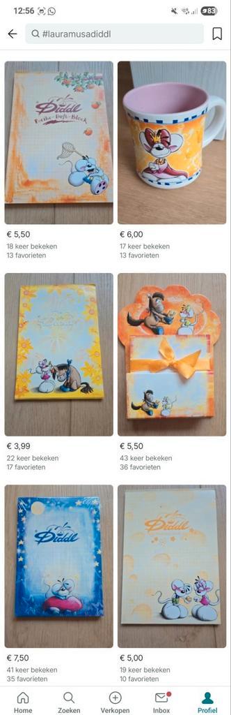 Nieuw en nog goede staat Diddl spullen Prijzen bepspreekbaar beschikbaar voor biedingen