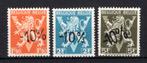 724G/724I MNH** 1946 - Heraldieke leeuw Belgique - België, Ophalen of Verzenden, Postfris, Postfris