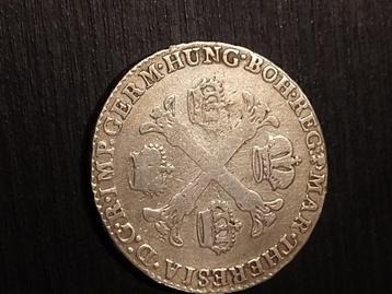 Oostenrijkse Nederlanden 1/2 kronenthaler 1766  beschikbaar voor biedingen