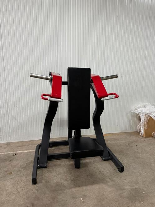 Plate loaded shoulder press / schouders / fitness / gym, Sport en Fitness, Fitnessmaterialen, Gebruikt, Overige typen, Armen, Benen