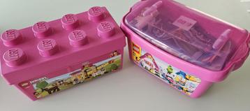lotje Lego met 2 opbergboxen  beschikbaar voor biedingen