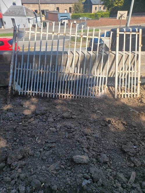 Oude smeedijzeren poort, Tuin en Terras, Tuinhekken en Hekwerk, Gebruikt, IJzer, Ophalen