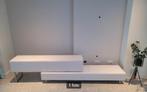 TV meubel- moduleerbaar - Wit Gelakt, Ophalen, Gebruikt, 150 tot 200 cm, Minder dan 100 cm