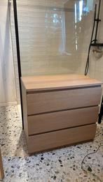 Malm ikea ladekast dressoir - eiken look, Huis en Inrichting, Kasten | Ladekasten, Ophalen, Gebruikt