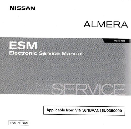 Nissan Almera N16 : Éléctronic Service Manual CD-ROMs, Auto diversen, Handleidingen en Instructieboekjes, Verzenden