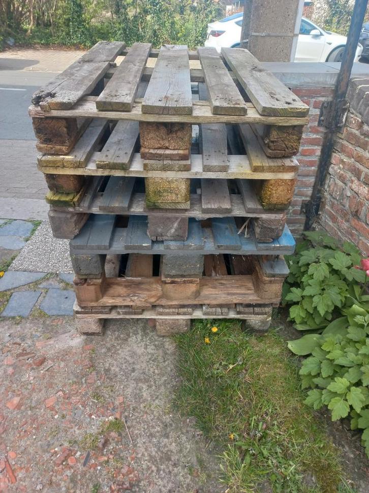 Europaletten gratis, Doe-het-zelf en Bouw, Hout en Planken, Ophalen