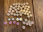 Lego tegeltjes 1x1 rond bedrukt eten 52 stuks / 659-T1-3, Ophalen of Verzenden, Gebruikt, Losse stenen, Lego