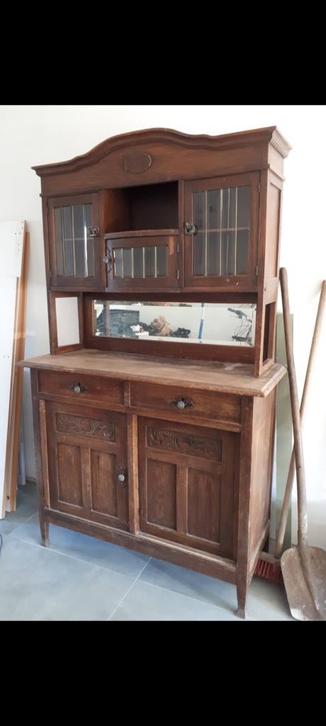 Vintage kast, Ophalen, Gebruikt, Met lade(s)