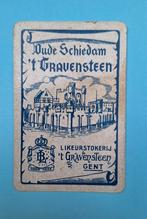 Carte à jouer Gand _ Distillery 't Gravensteen_Blauw_202, Enlèvement ou Envoi, Utilisé, Carte(s) à jouer