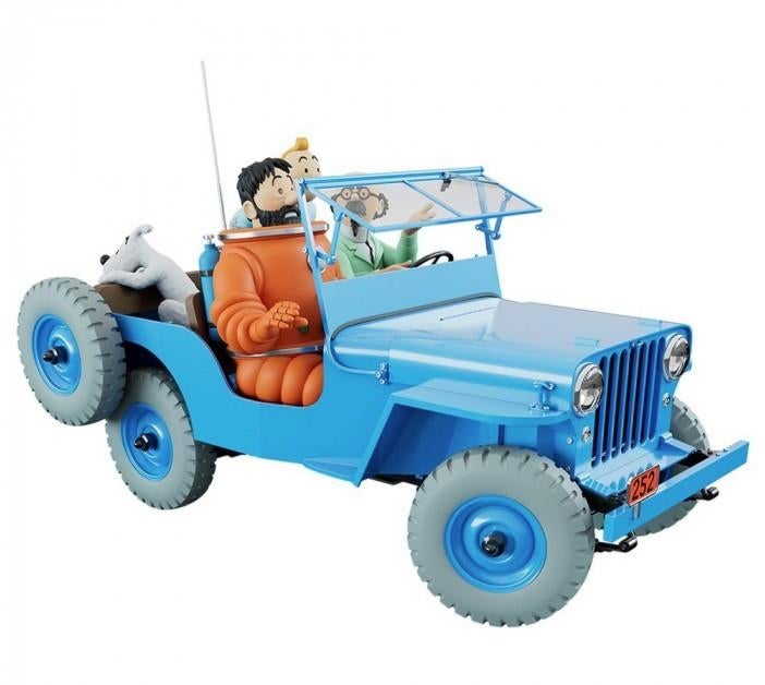Tintin, Tintinimaginato, 44300, La Jeep bleue, 777 exempl, Enlèvement, Tintin, Neuf, Statue ou Figurine
