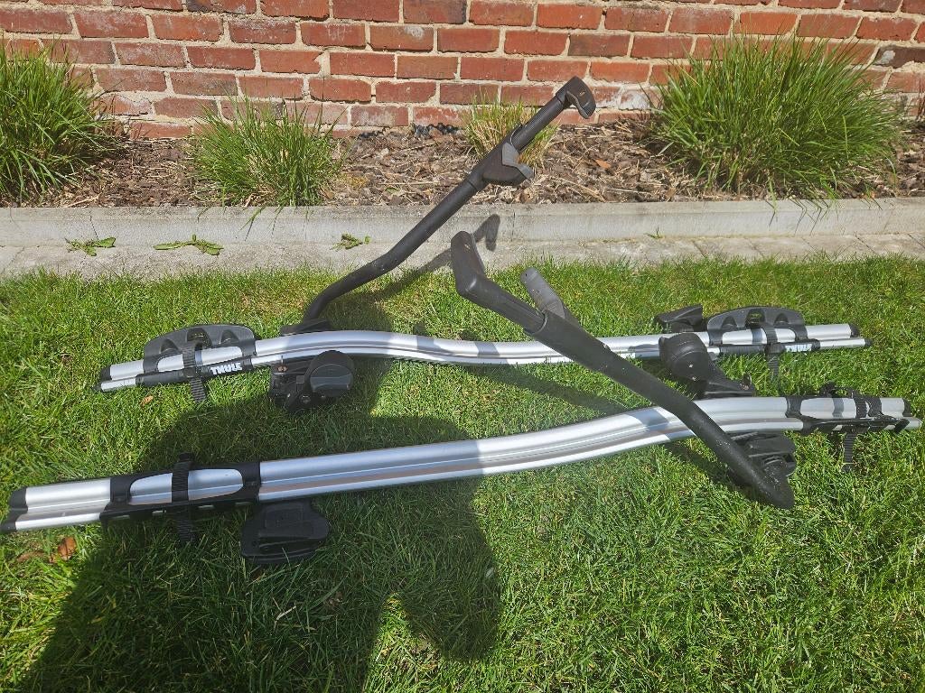 Thule dakfietsdragers, Auto diversen, Fietsendragers, Ophalen, Elektrische fiets, Zo goed als nieuw, Dakdrager