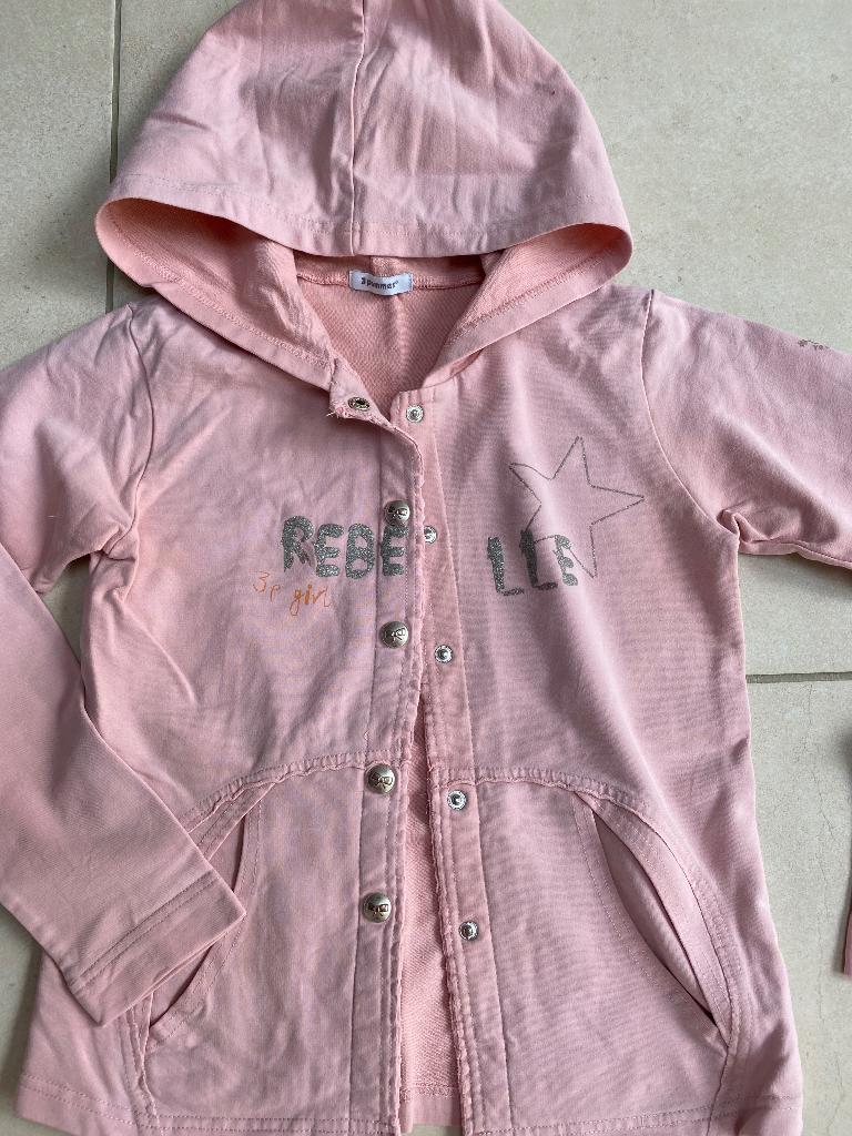 Sweat à capuche rose pâle 8 ans, Enfants & Bébés, Vêtements enfant | Taille 128, Enlèvement ou Envoi, Comme neuf, Fille, Pull ou Veste