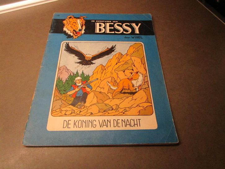 Bessy - De koning van de nacht - 1e druk - 1957, Livres, BD, Utilisé, Une BD, Enlèvement ou Envoi