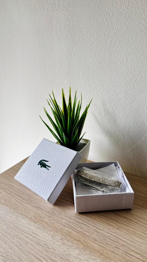 Lacoste Metropole Bracelet, Bijoux, Sacs & Beauté, Bracelets, Enlèvement ou Envoi, Neuf, Argent, Argent