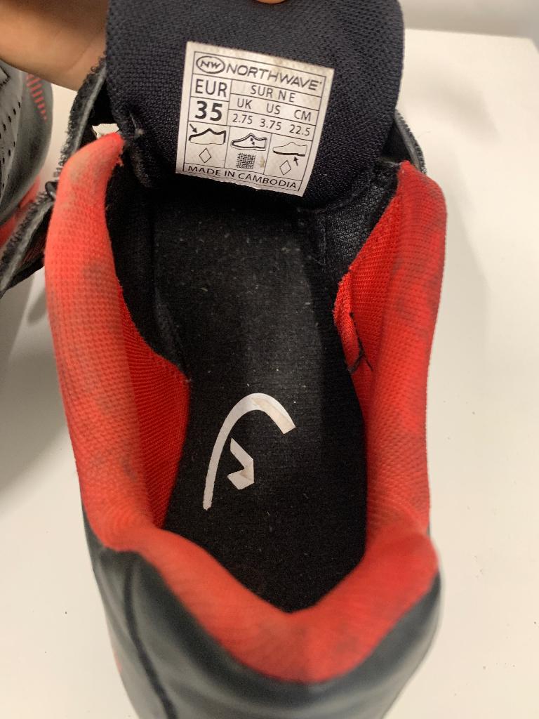 Klikschoenen Northwave MTB maat 35, Enlèvement, Utilisé