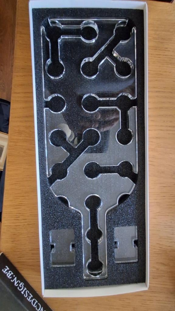 Plateau à verres en acrylique transportant jusqu'à 6 verres, Enlèvement ou Envoi