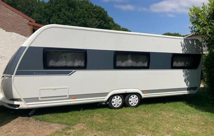 Hobby 650 prestige van 2015 in zeer mooie staat., Caravans en Kamperen, Caravans, Particulier, Hobby, Ophalen