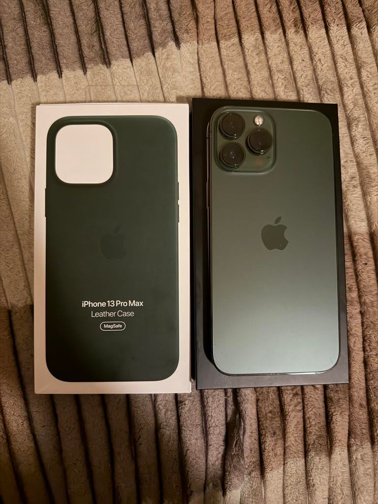 iPhone 13 Pro Max Alpine Green 256GB, Telecommunicatie, Mobiele telefoons | Apple iPhone, 80 %, Zonder simlock, Zonder abonnement