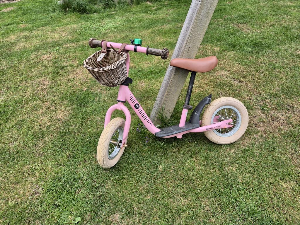 Draisienne avec panier pour fille - Rose, Enlèvement, Utilisé, Vélo d'équilibre