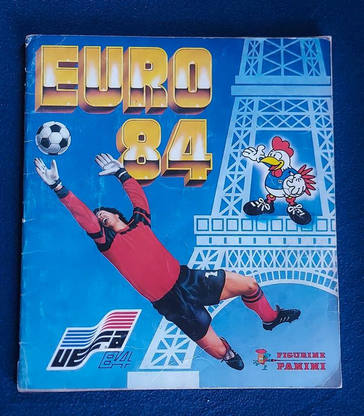 Panini sticker album voetbal ' EK Euro 84 '  -volledig-, Hobby & Loisirs créatifs, Autocollants & Images, Utilisé, Plusieurs autocollants