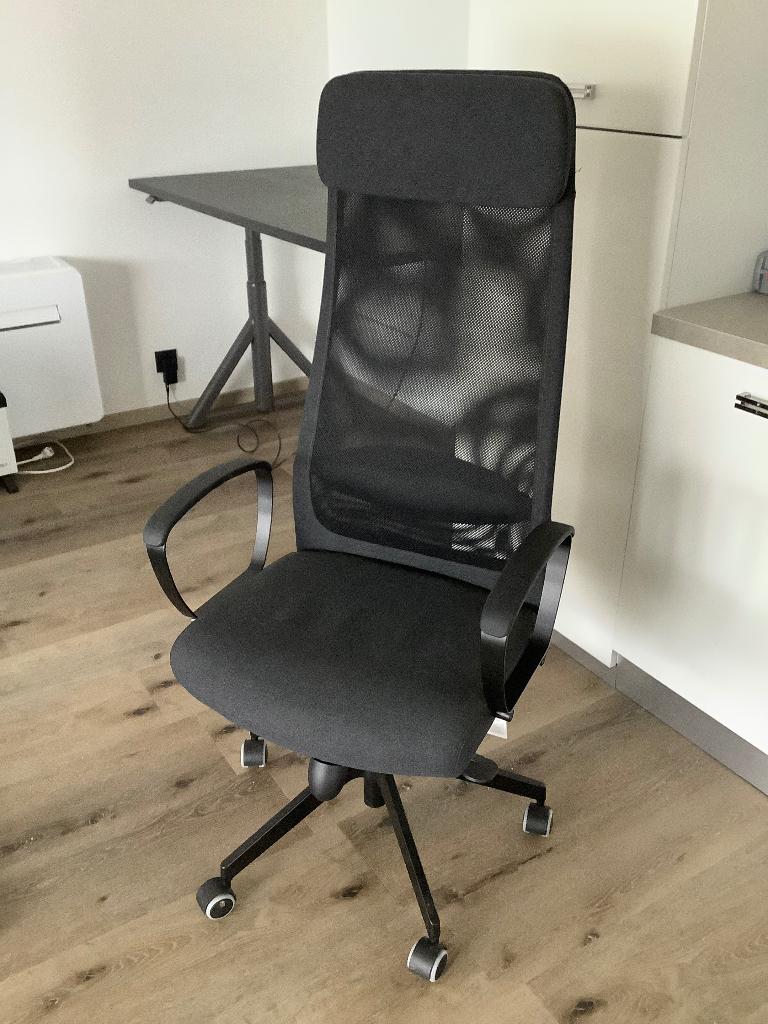 Bureaustoel, Ophalen, Zwart, Zo goed als nieuw, Bureaustoel