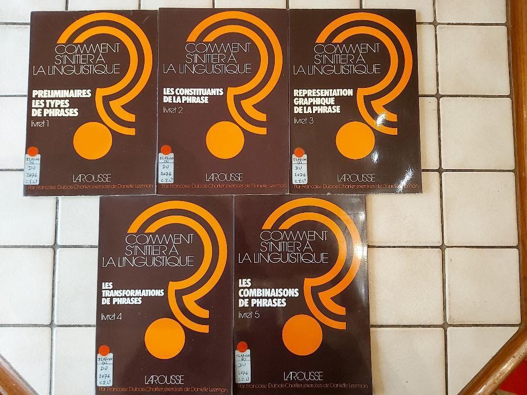Comment s’initier à la linguistique ?Dubois-Charlier 5Volume, Enlèvement ou Envoi, Comme neuf, Ne s'applique pas, Françoise Dubois-Charlier
