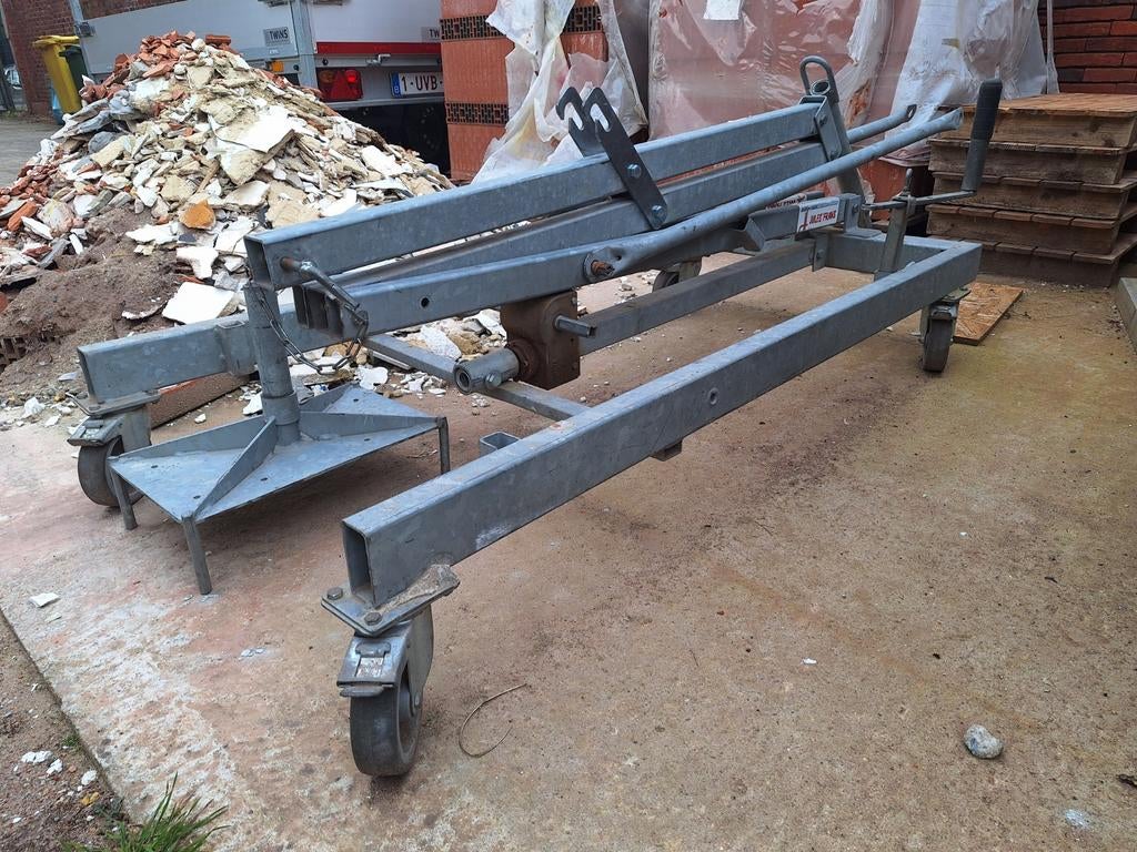 Poutrellen lift, Ophalen