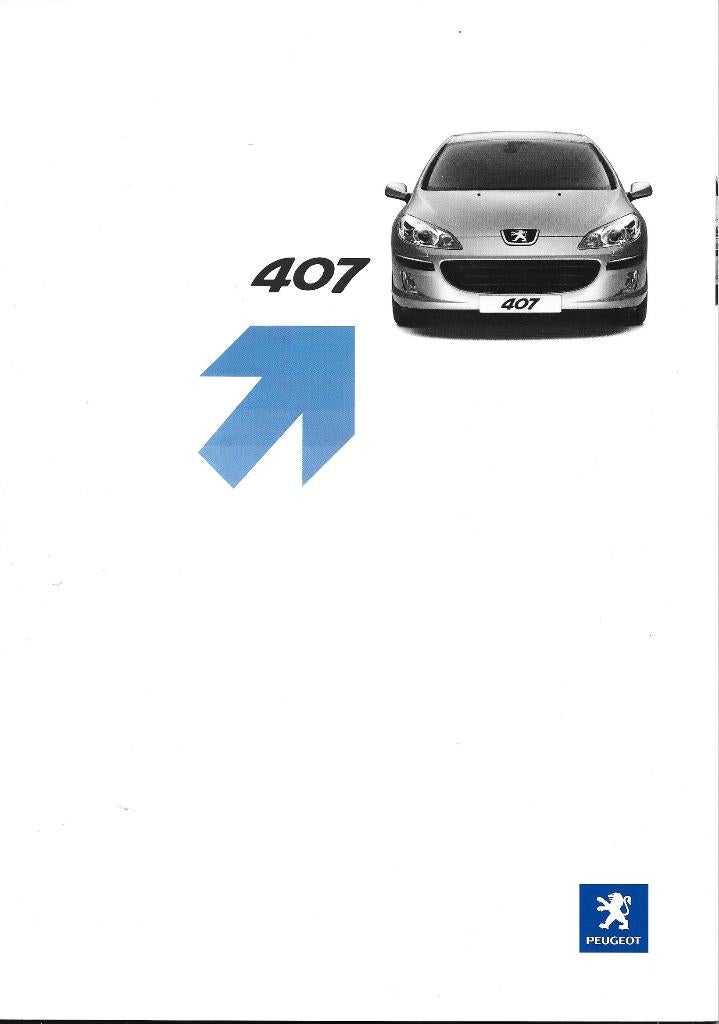 PEUGEOT 407,  3 folders, Livres, Autos | Brochures & Magazines, Enlèvement ou Envoi, Comme neuf, Peugeot