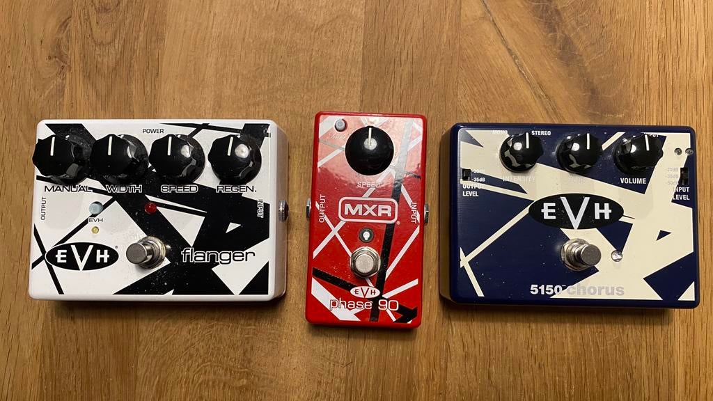 EVH Pedalen Set met doos., Muziek en Instrumenten, Effecten, Zo goed als nieuw, Chorus, Ophalen