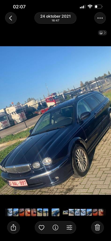 Jaguar x-type, Auto's, Jaguar, Blauw, Diesel, Particulier, Te koop