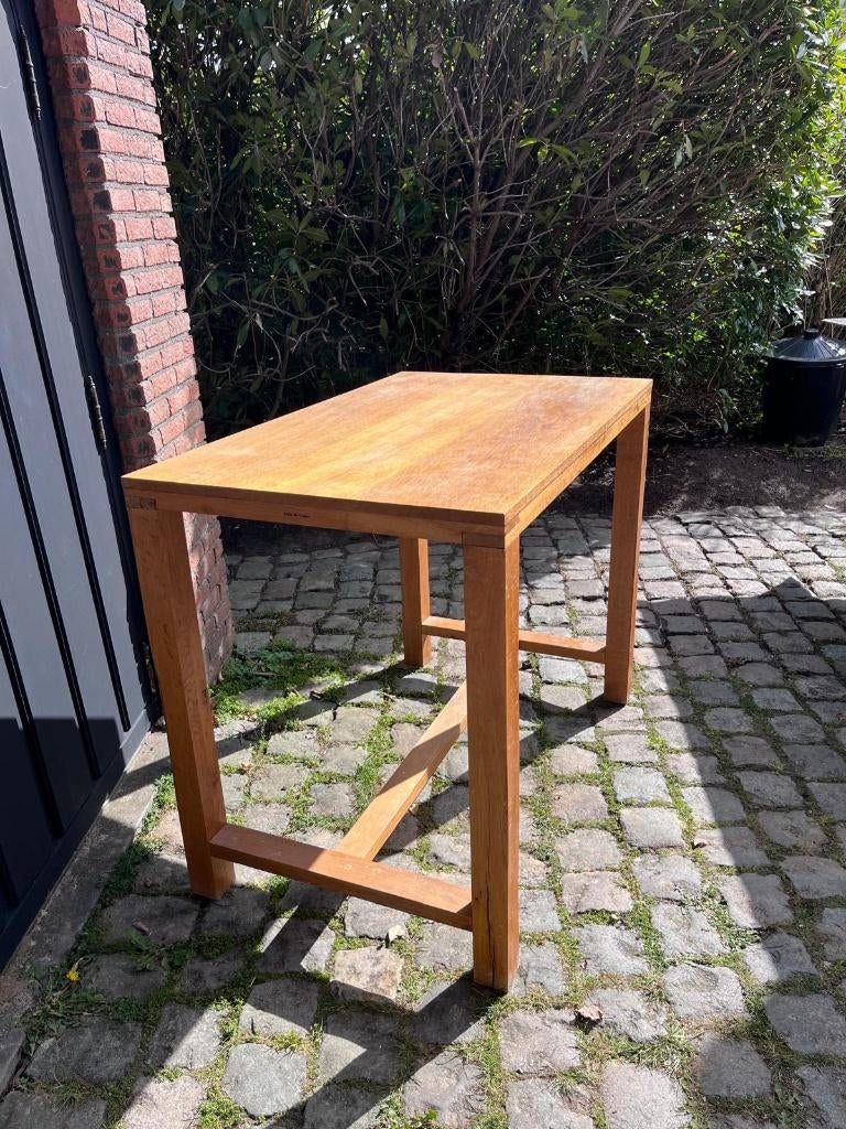 Bartafel in massief eikenhout, Enlèvement, Utilisé